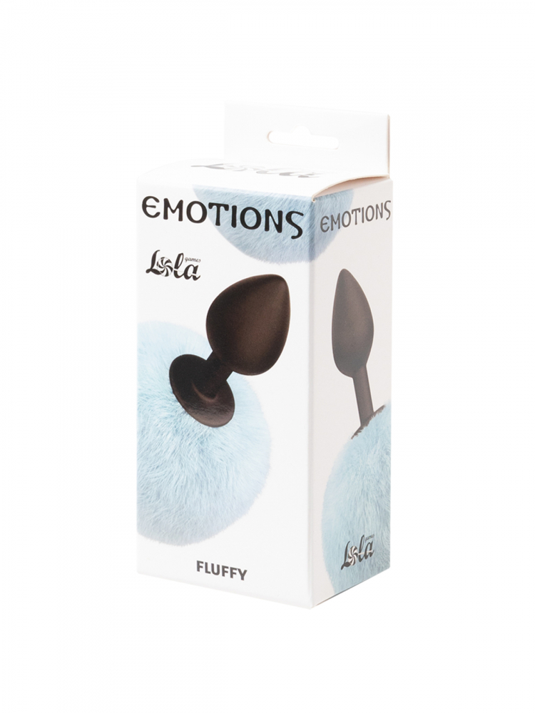 АНАЛЬНАЯ ПРОБКА С ХВОСТОМ EMOTIONS FLUFFY BLUE 