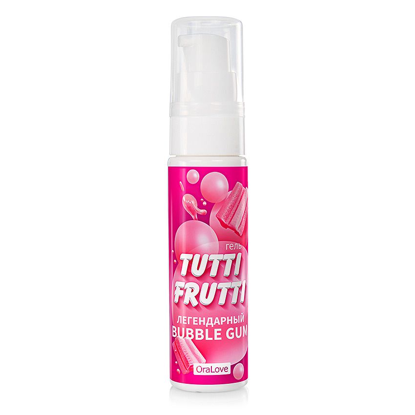 Интимный гель TUTTI-FRUTTI BUBBLE GUM 30 г 