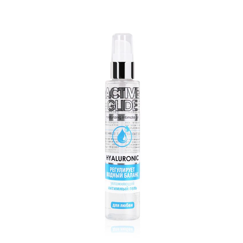 Увлажняющий интимный гель ACTIVE GLIDE HYALURONIC, 100 г 