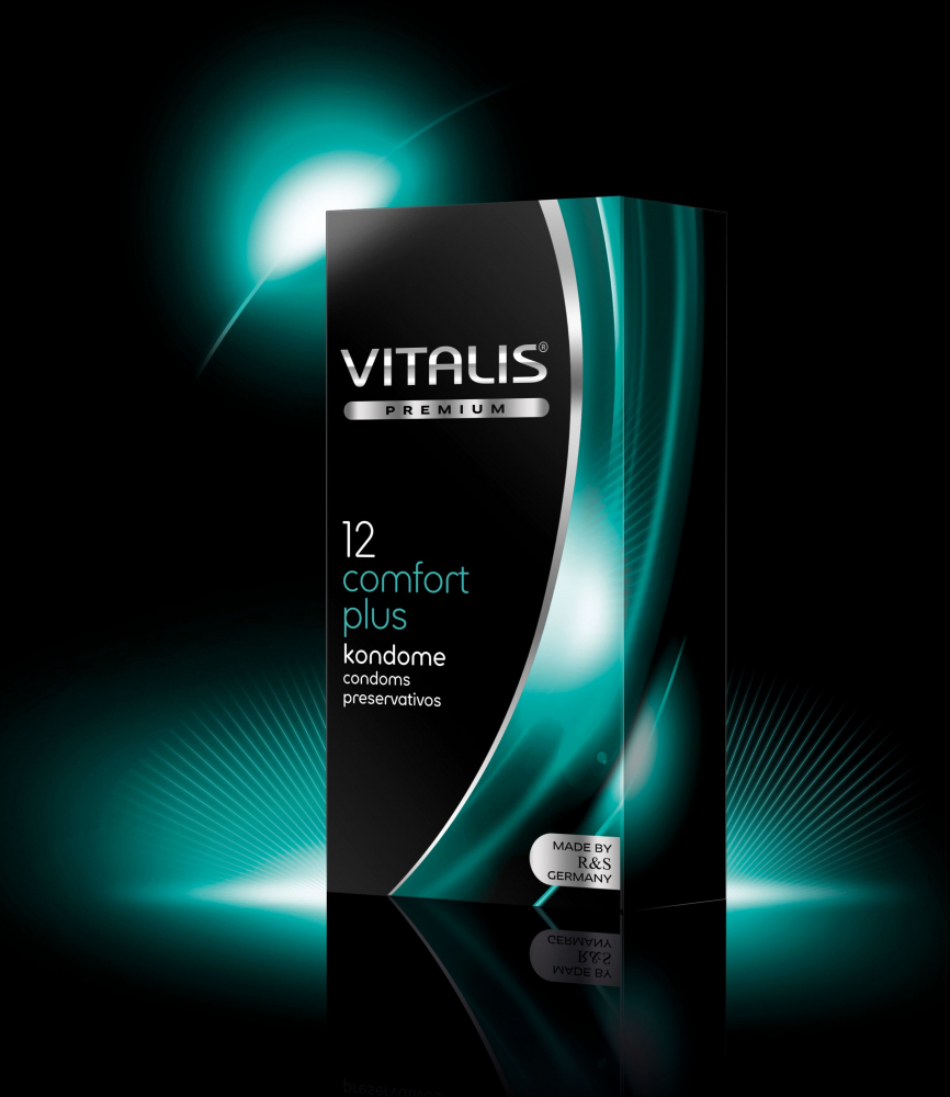 ПРЕЗЕРВАТИВЫ VITALIS PREMIUM №12 COMFORT PLUS 