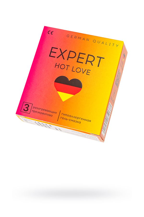 Презервативы EXPERT Hot Love Germany 3 шт. (с разогревающим эффектом) 