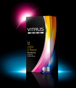 ПРЕЗЕРВАТИВЫ VITALIS PREMIUM №12 COLOR & FLAVOR 